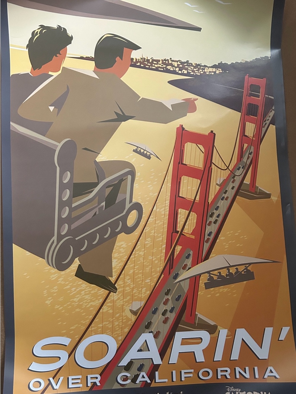 Soarin' Over California Disneyland California Adventure Poster